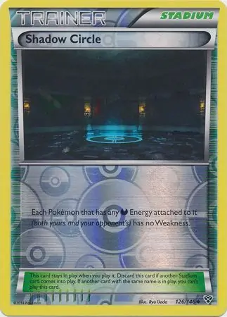 126/146 Shadow Circle XY Uncommon Reverse Holo