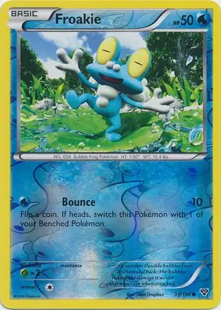 39/146 Froakie XY Common Reverse Holo