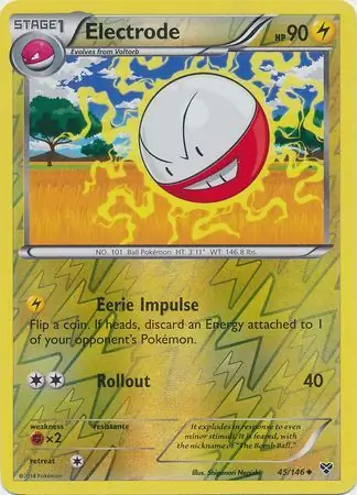 45/146 Electrode XY Uncommon Reverse Holo