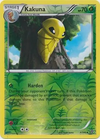 4/146 Kakuna XY Uncommon Reverse Holo