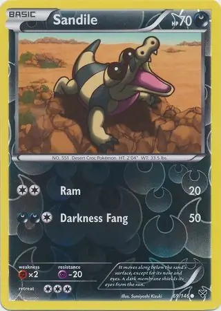 69/146 Sandile XY Common Reverse Holo