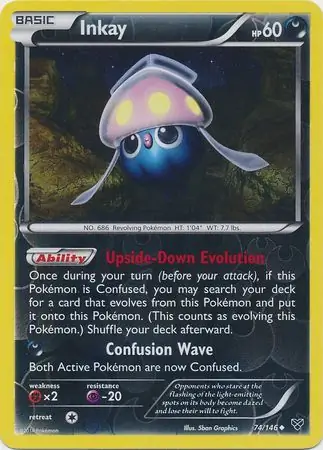 74/146 Inkay XY Uncommon Reverse Holo
