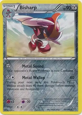 82/146 Bisharp XY Rare Reverse Holo