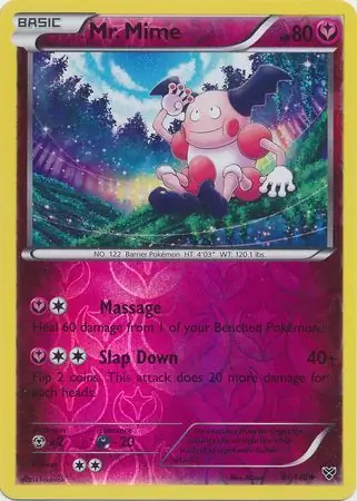 91/146 Mr. Mime XY Uncommon Reverse Holo