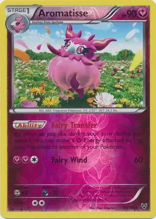 93/146 Aromatisse XY Rare Holo Reverse Holo