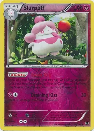 Slurpuff XY 95/146 Rare Holo Reverse Holo