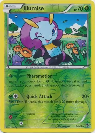 9/146 Illumise XY Uncommon Reverse Holo